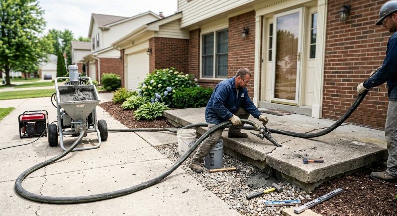Concrete Lifting in West Des Moines, IA