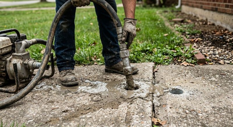 Concrete Settlement Repair in San Antonio, TX