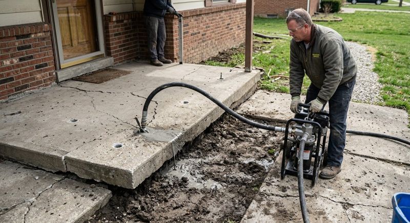 Concrete Settlement Repair in Miami Dade County, FL