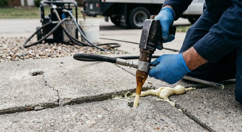 Driveway Slab Lifting in San Antonio, TX