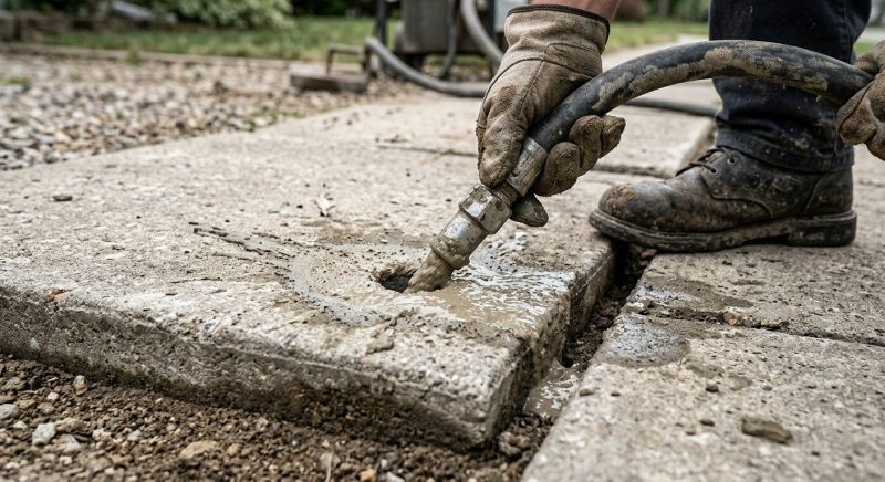 Patio Mudjacking in West Des Moines, IA