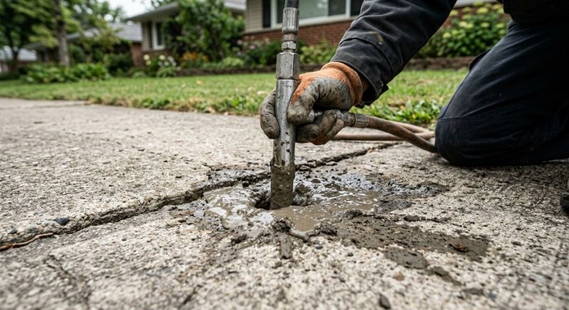 Walkway Leveling in Des Moines, IA